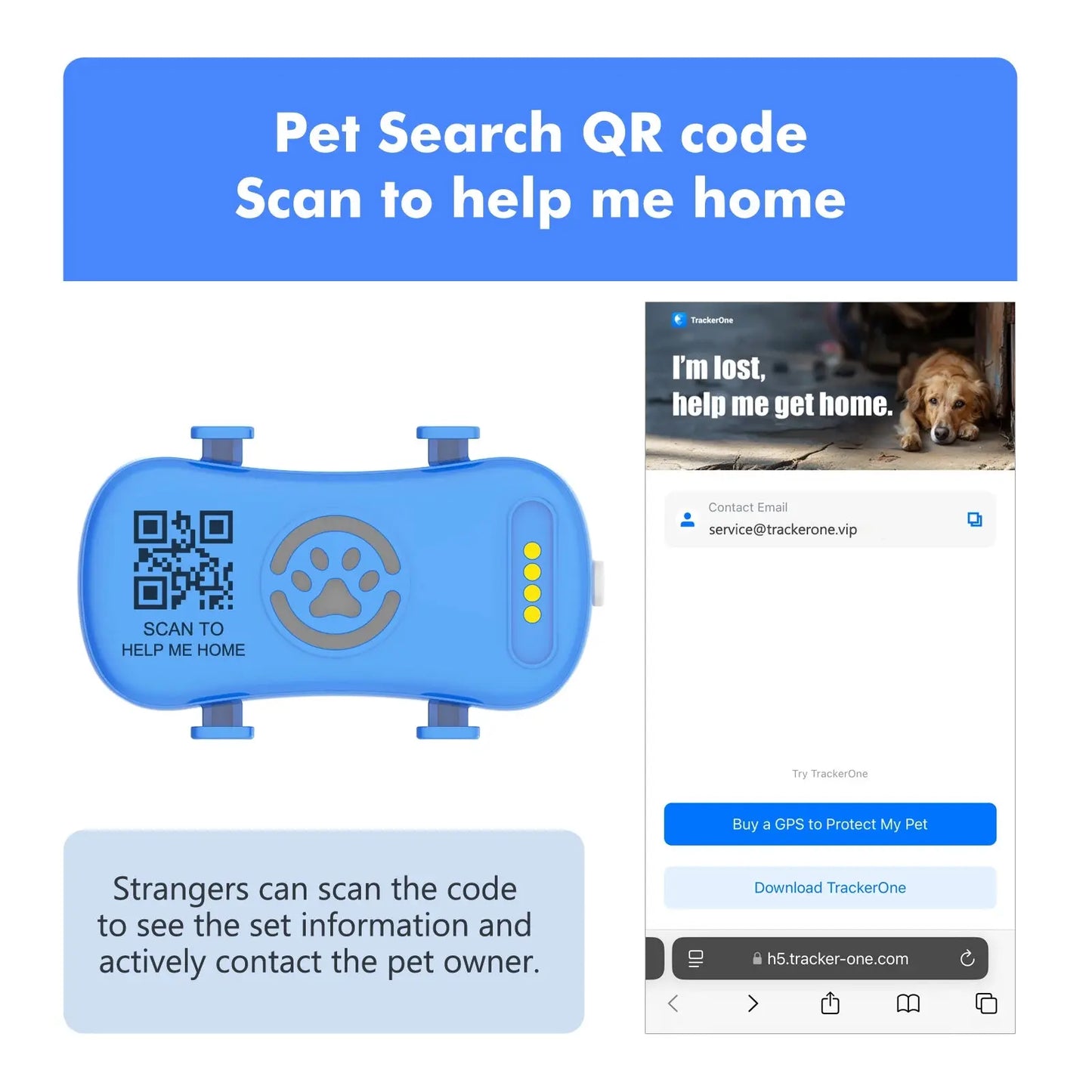 ‌4G Dog Cat GPS Tracker for Pets - Waterproof Smart Locator with App, Live Tracking & Light/Sound Search, Free Trial Included willgetstore